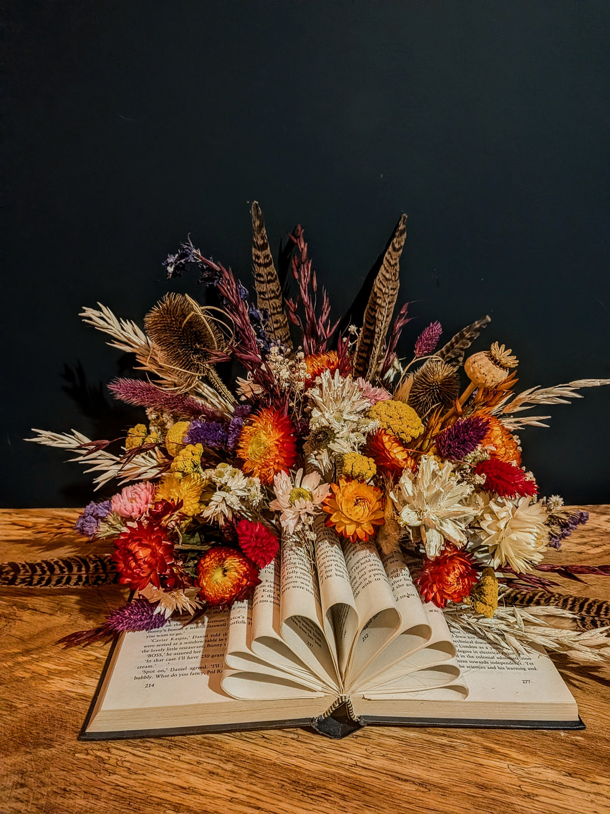Dried flower book workshop