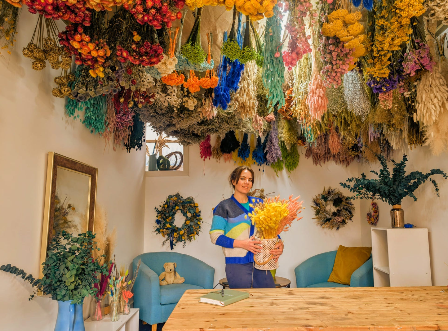 Christmas wreath workshop