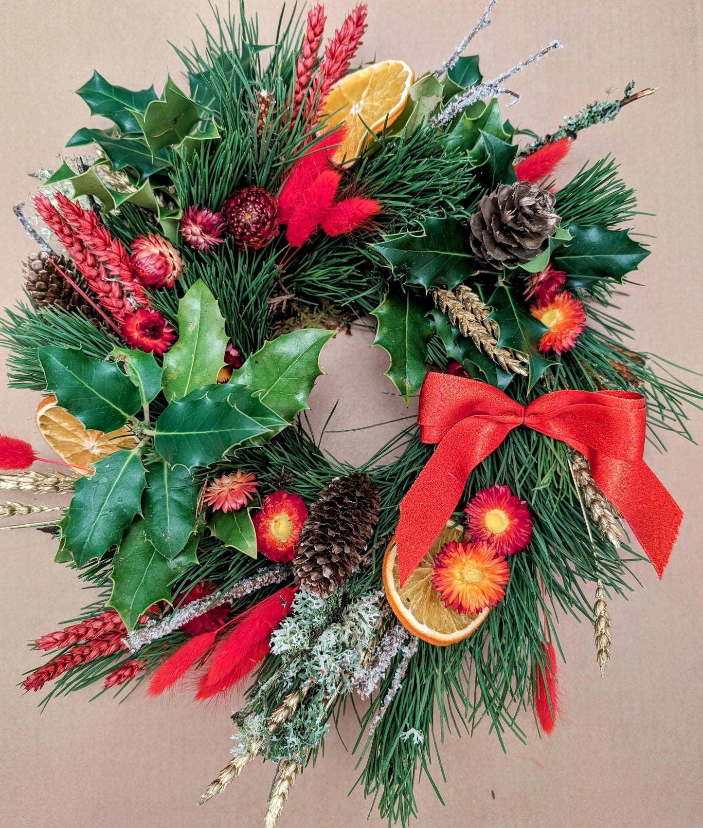 Christmas wreath for grave/cemetery