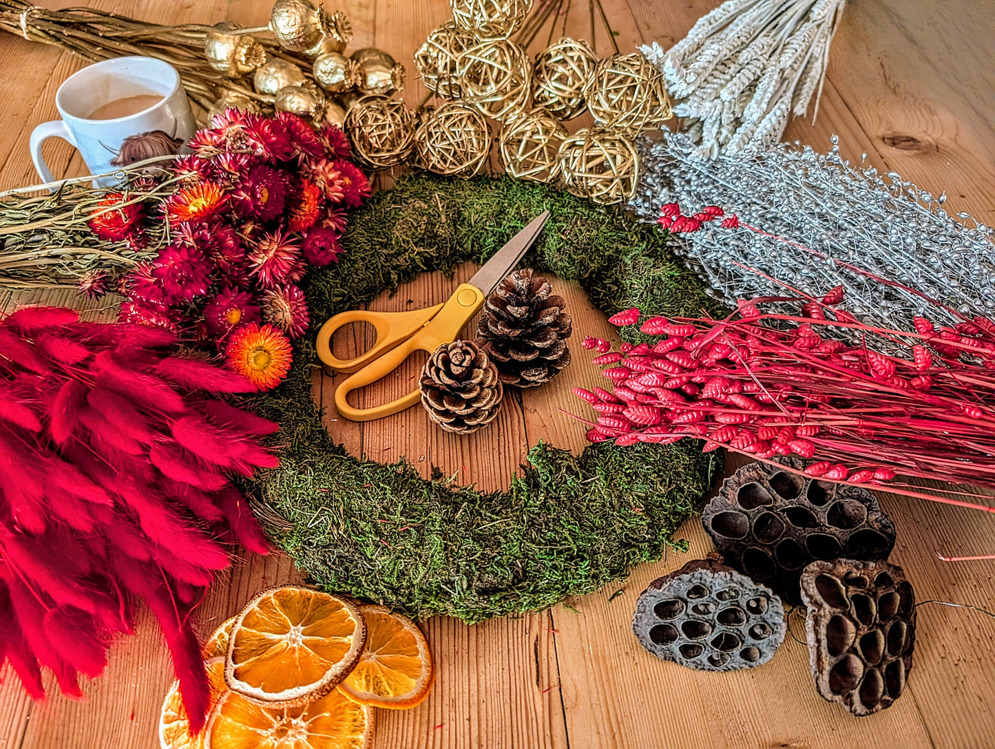 Christmas wreath workshop