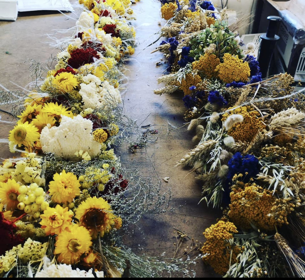 Bespoke Dried Flower Garlands