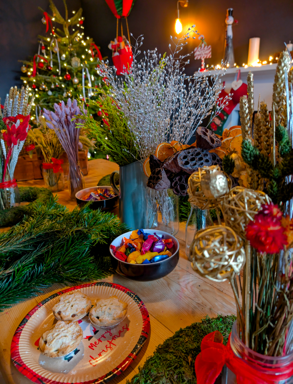 Christmas wreath workshop