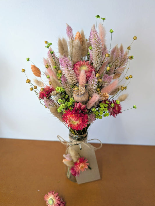 Wild Meadow posy in a bottle