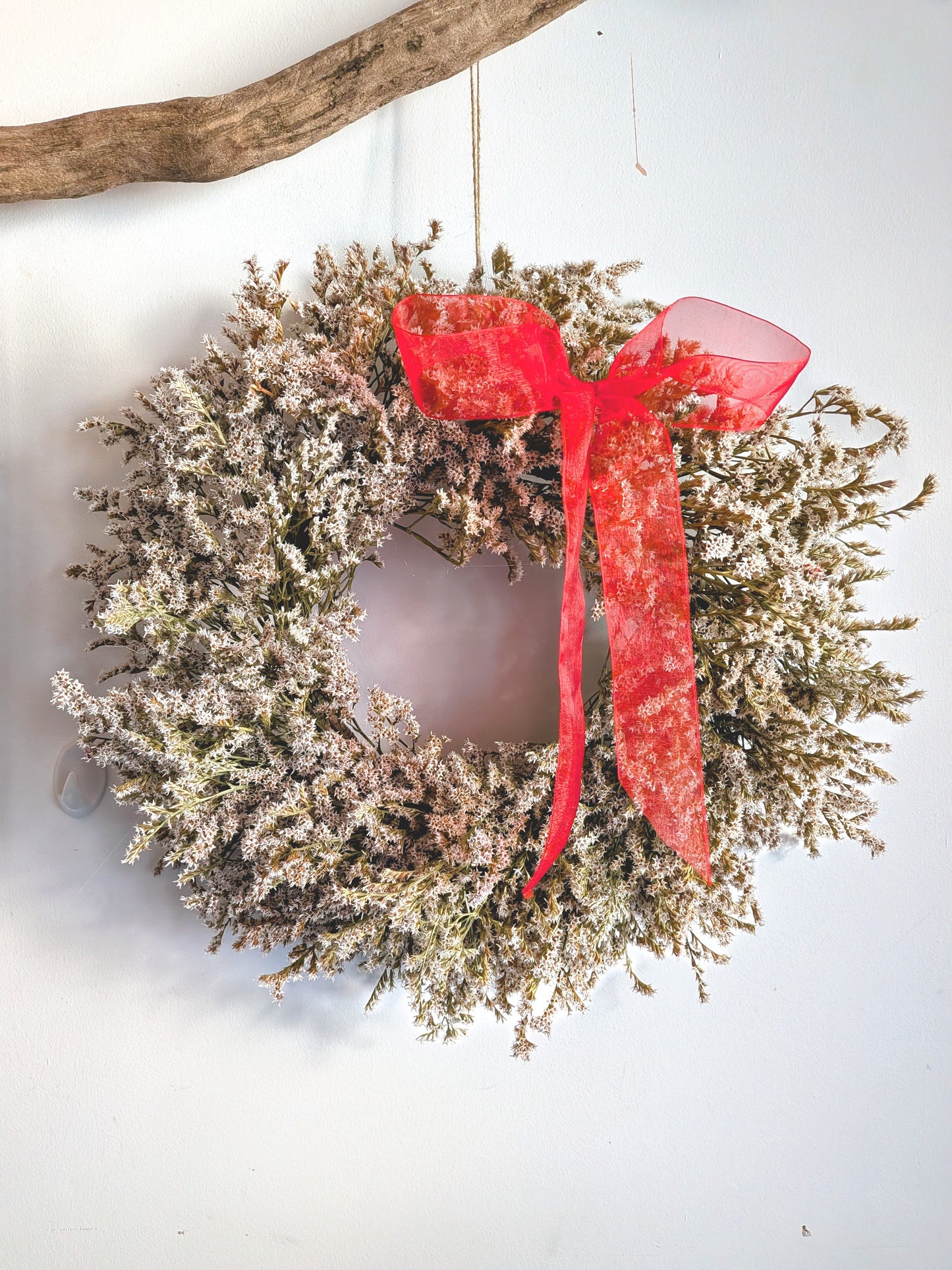 Frosted Statice wreath