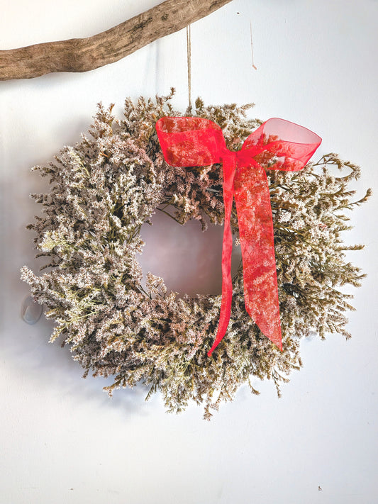 Frosted Statice wreath