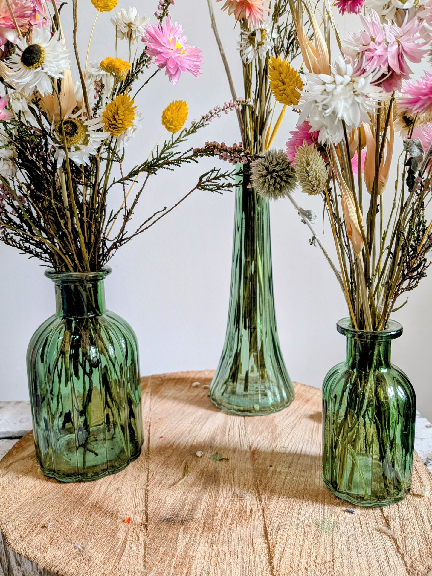 Set of 3 bud vases