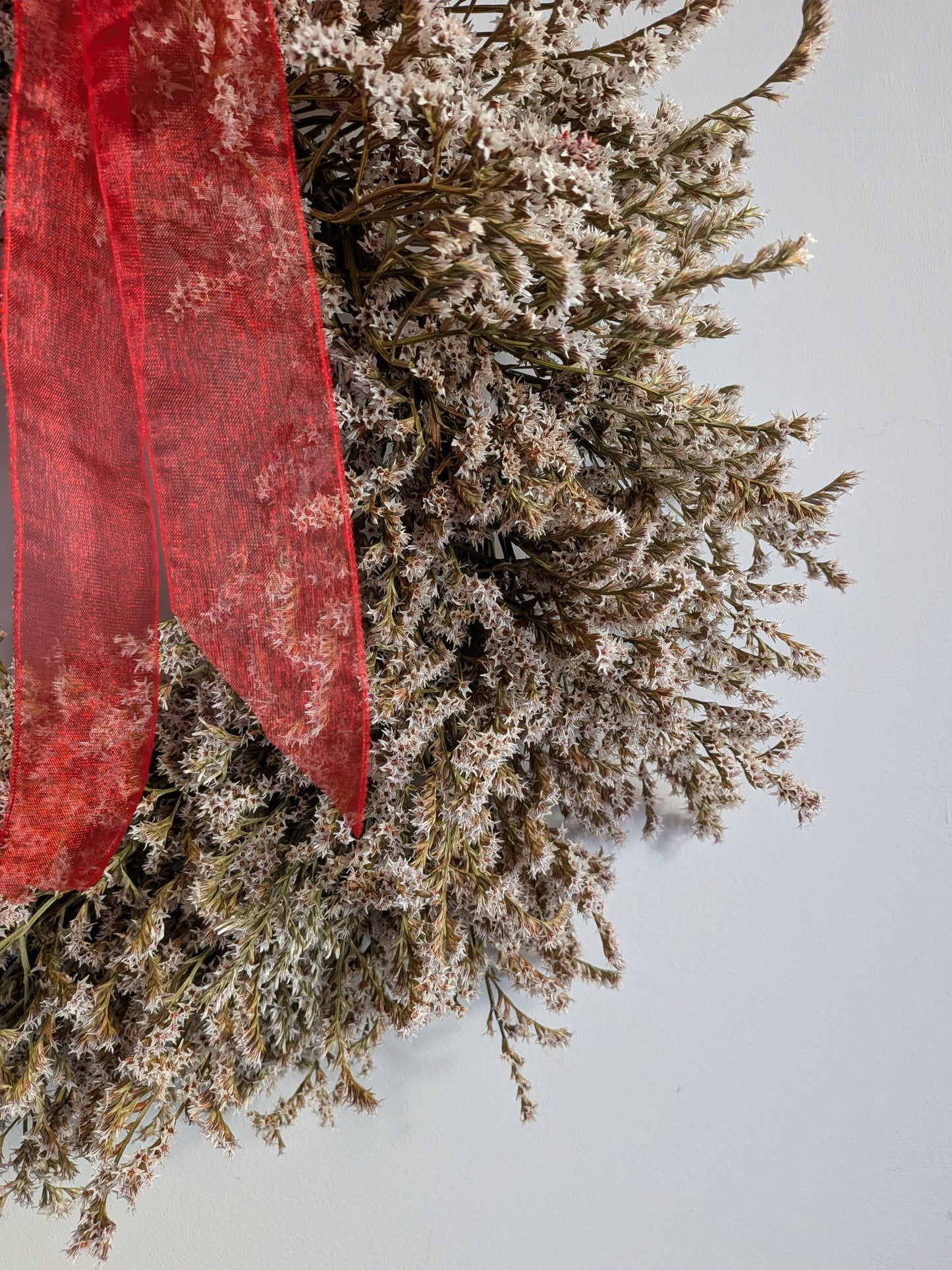 Frosted Statice wreath