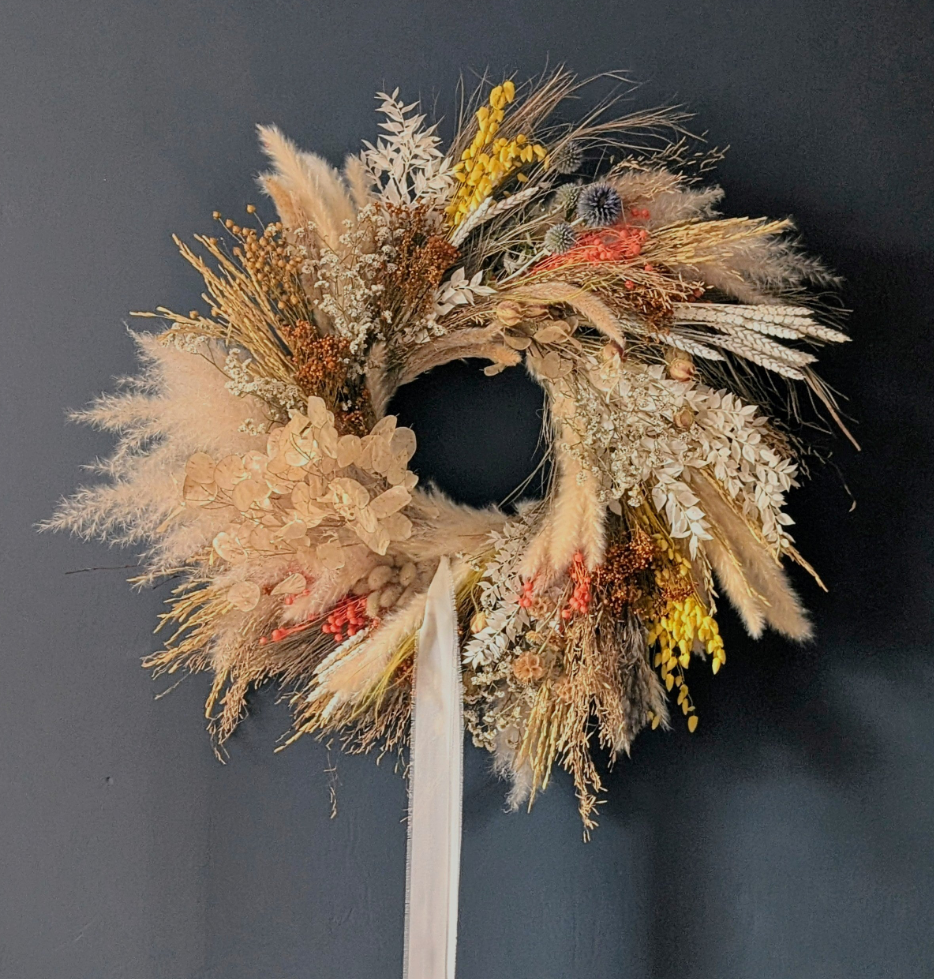 Extra large Pampas wreath