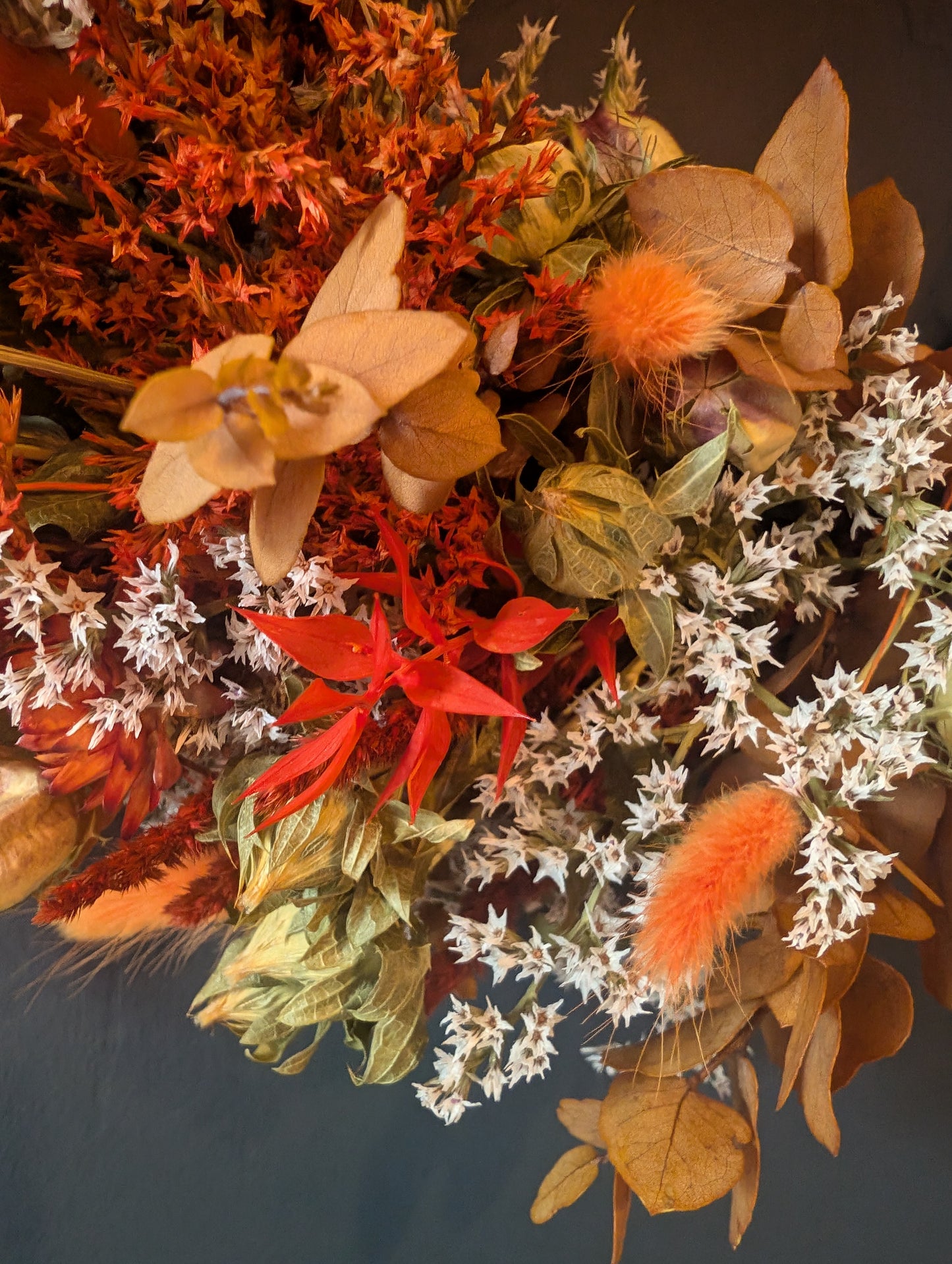 Autumn Pumpkin spice 3/4 wreath