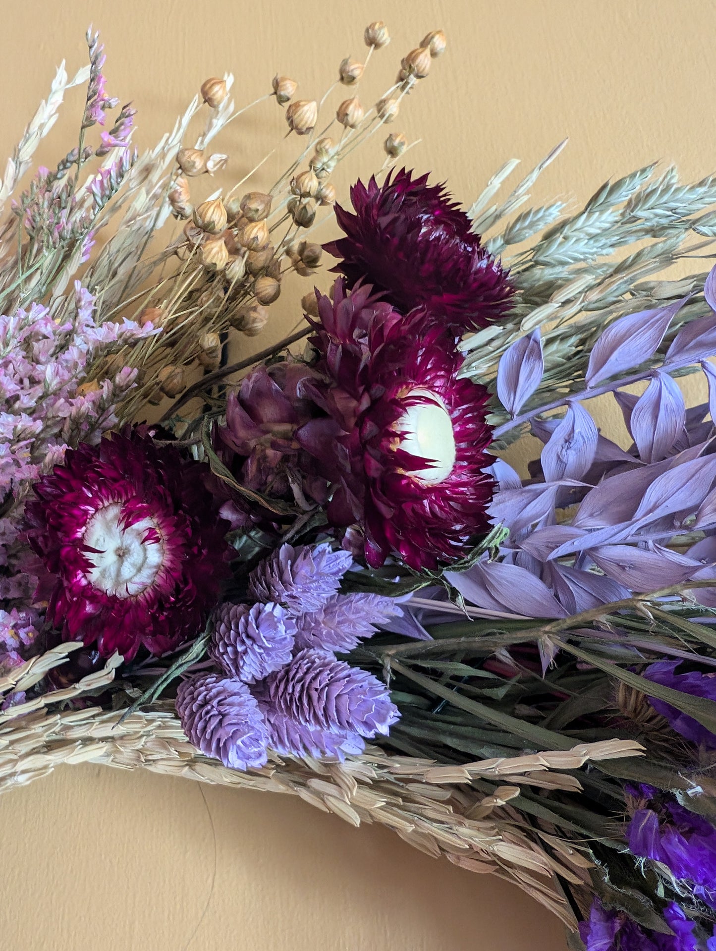 Pink and Purple large wreath