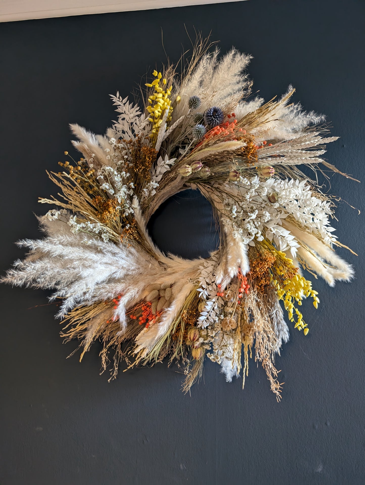 Extra large Pampas wreath