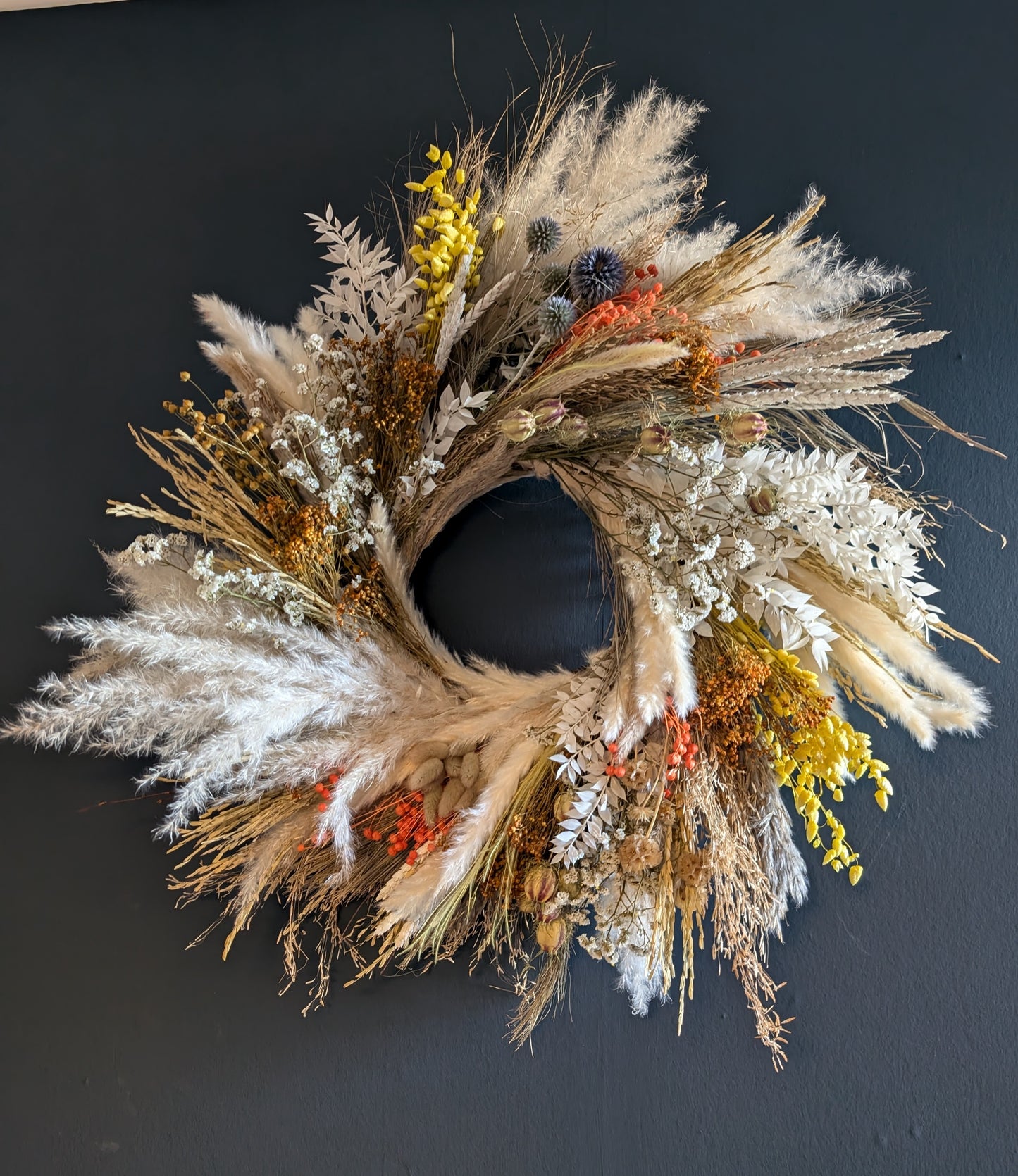 Extra large Pampas wreath