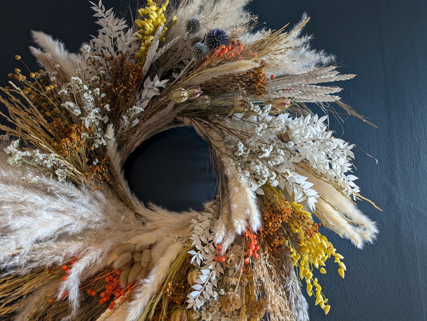 Extra large Pampas wreath