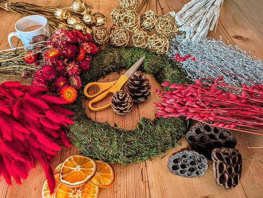 Christmas wreath workshop