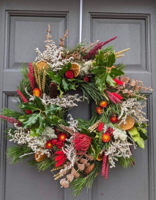 Christmas wreath workshop