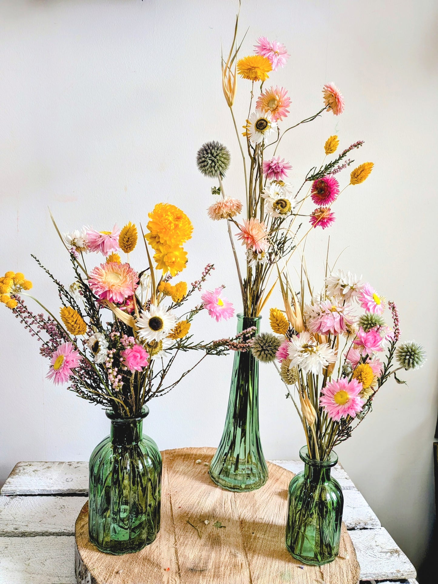 Set of 3 bud vases