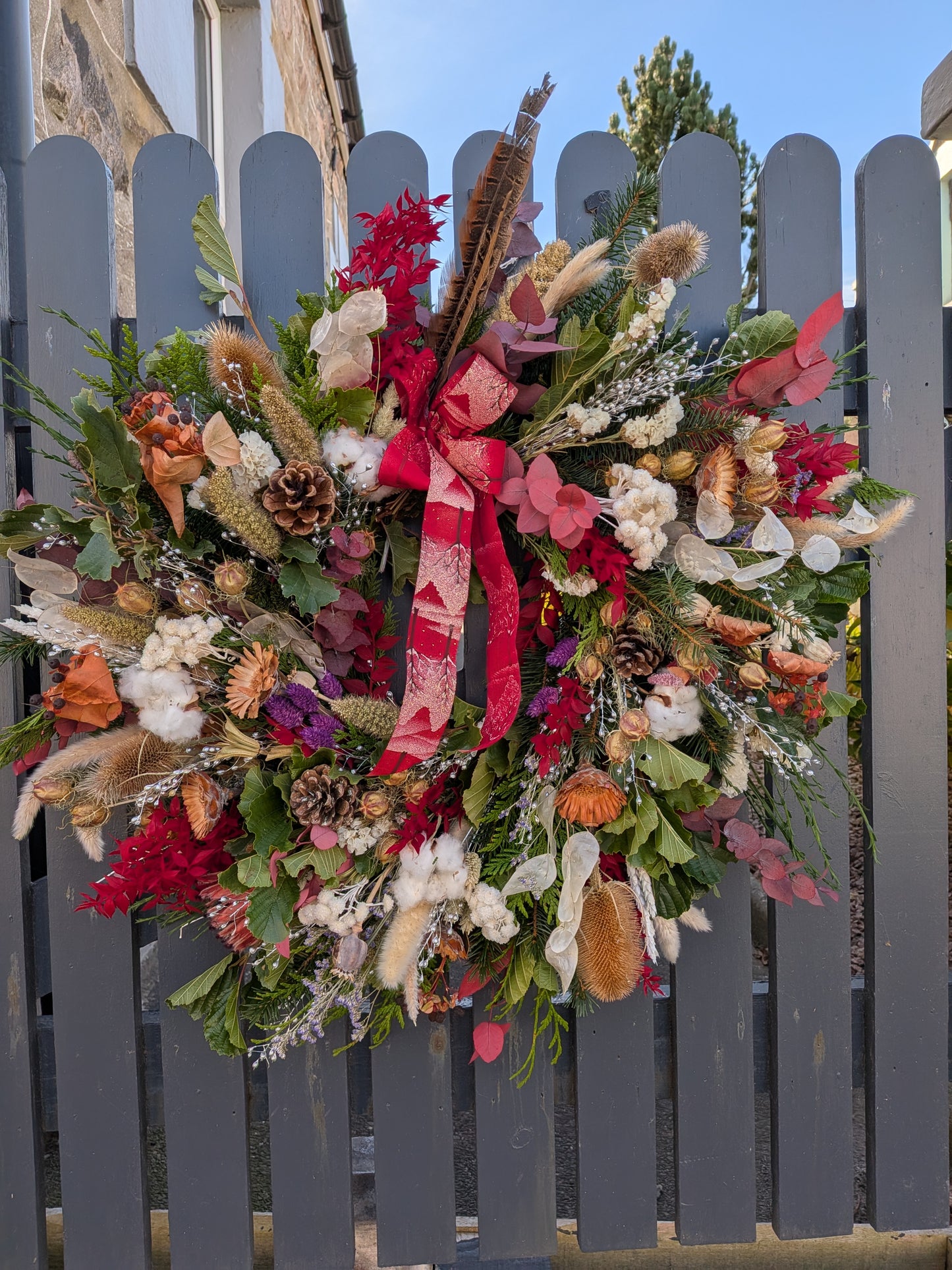 Christmas door wreath