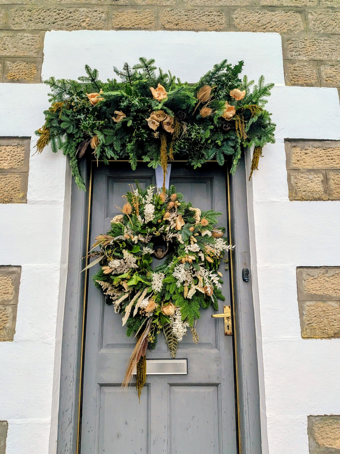 Pre order only* Supersized White Christmas wreath