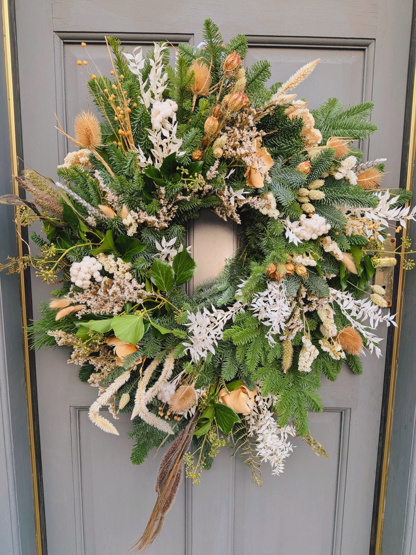 Pre order only* Supersized White Christmas wreath
