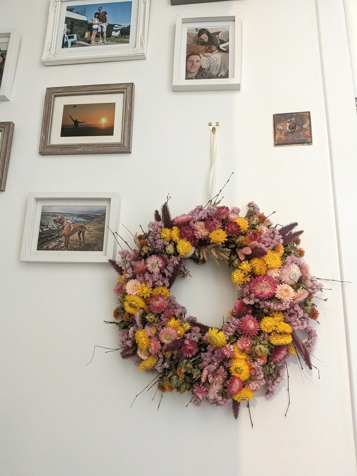 Sunset meadow wreath