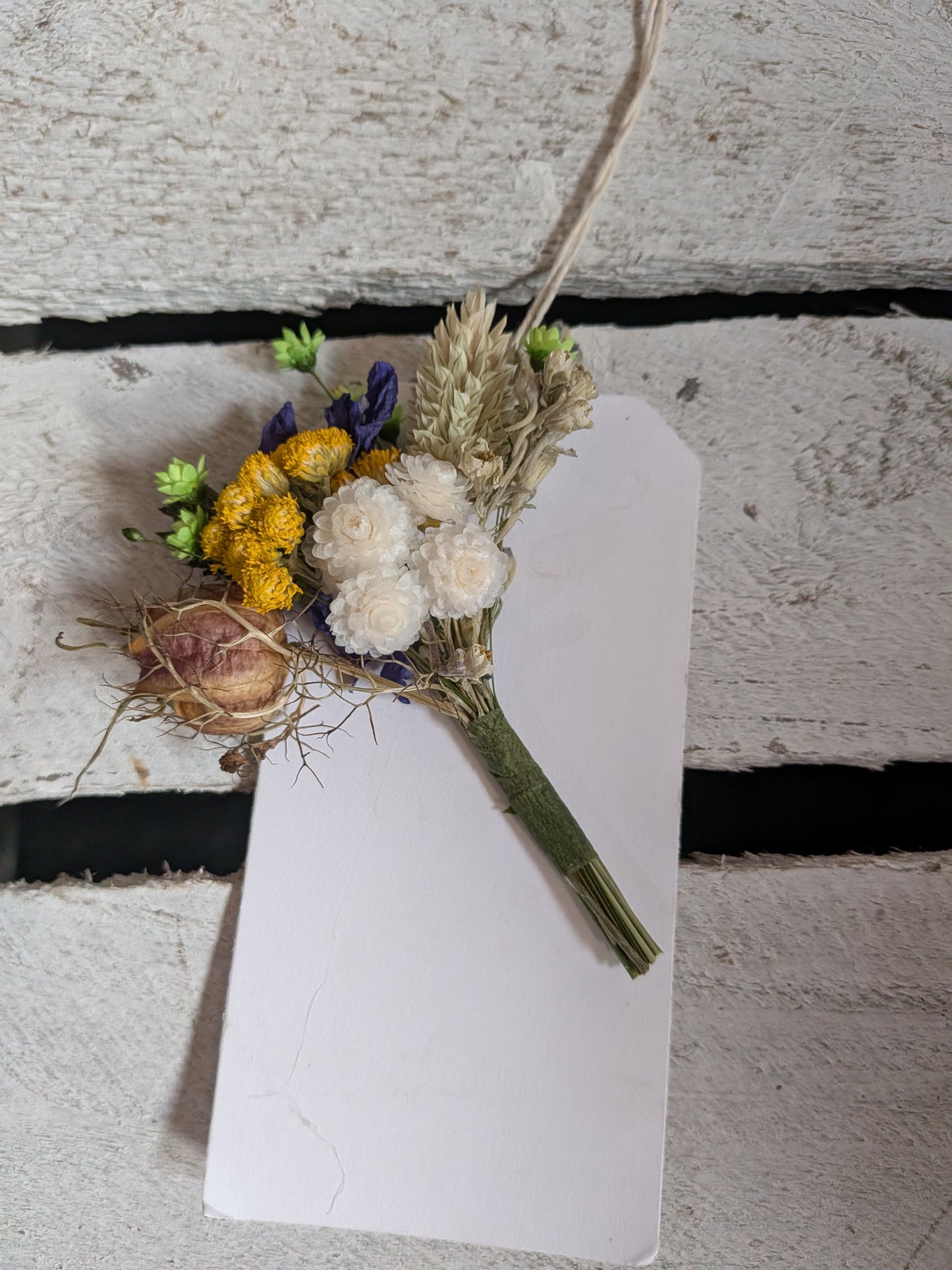 Golden Meadow Dried Flower Bouquet