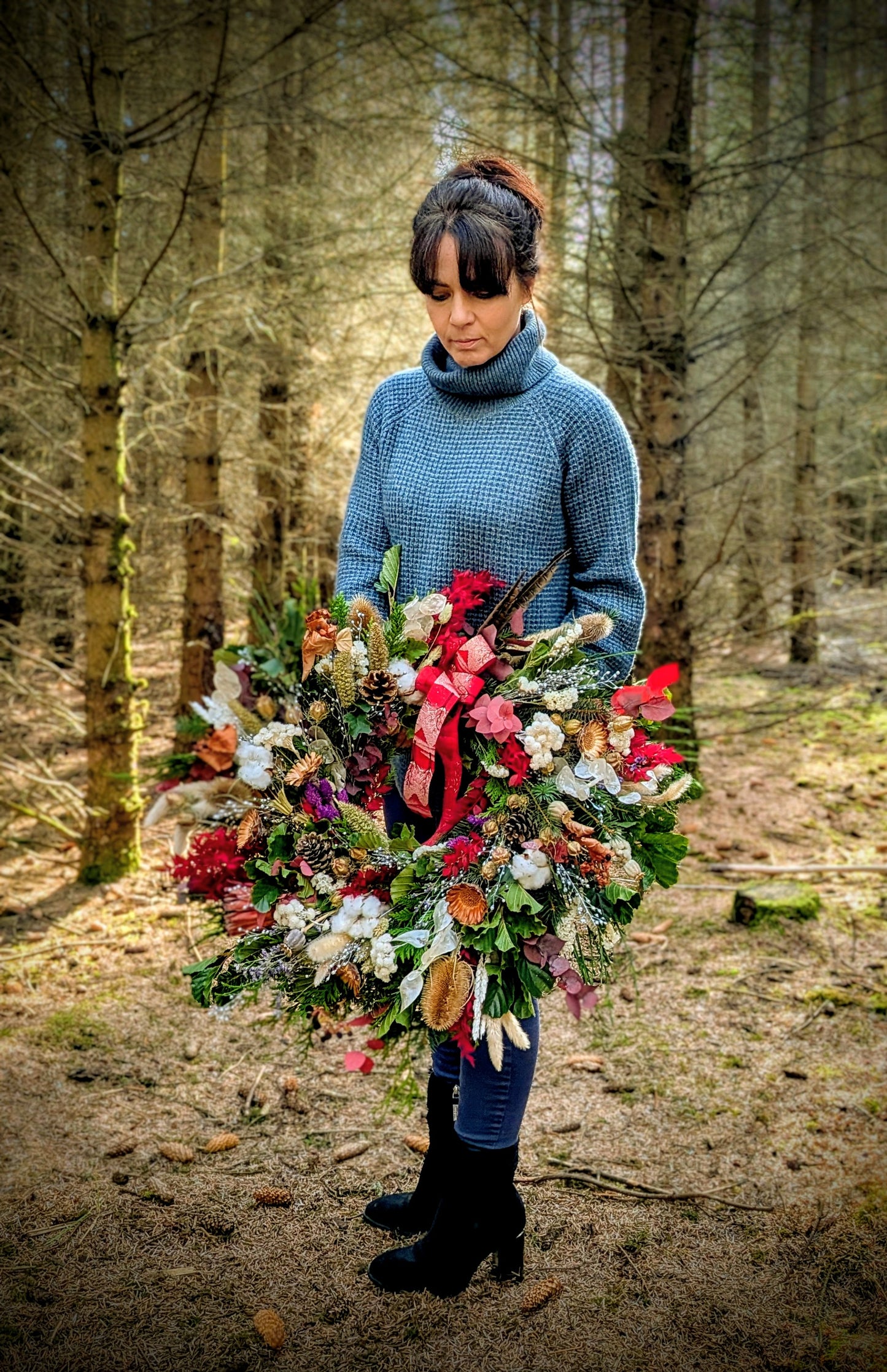 Christmas door wreath