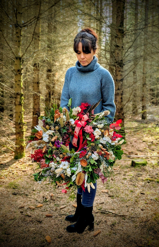 Christmas door wreath