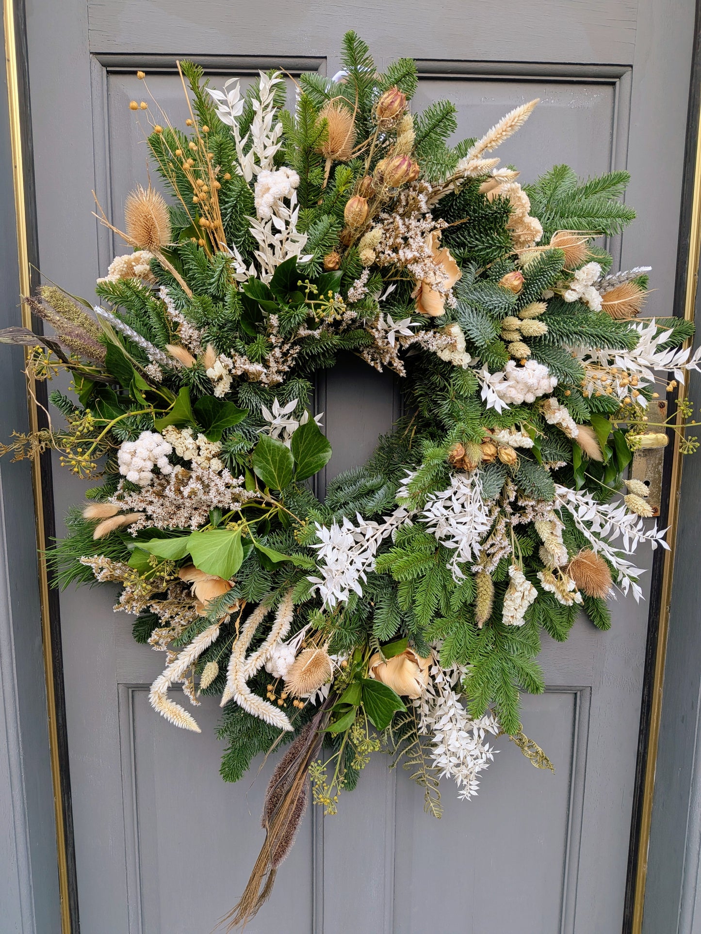 Pre order only* Supersized White Christmas wreath
