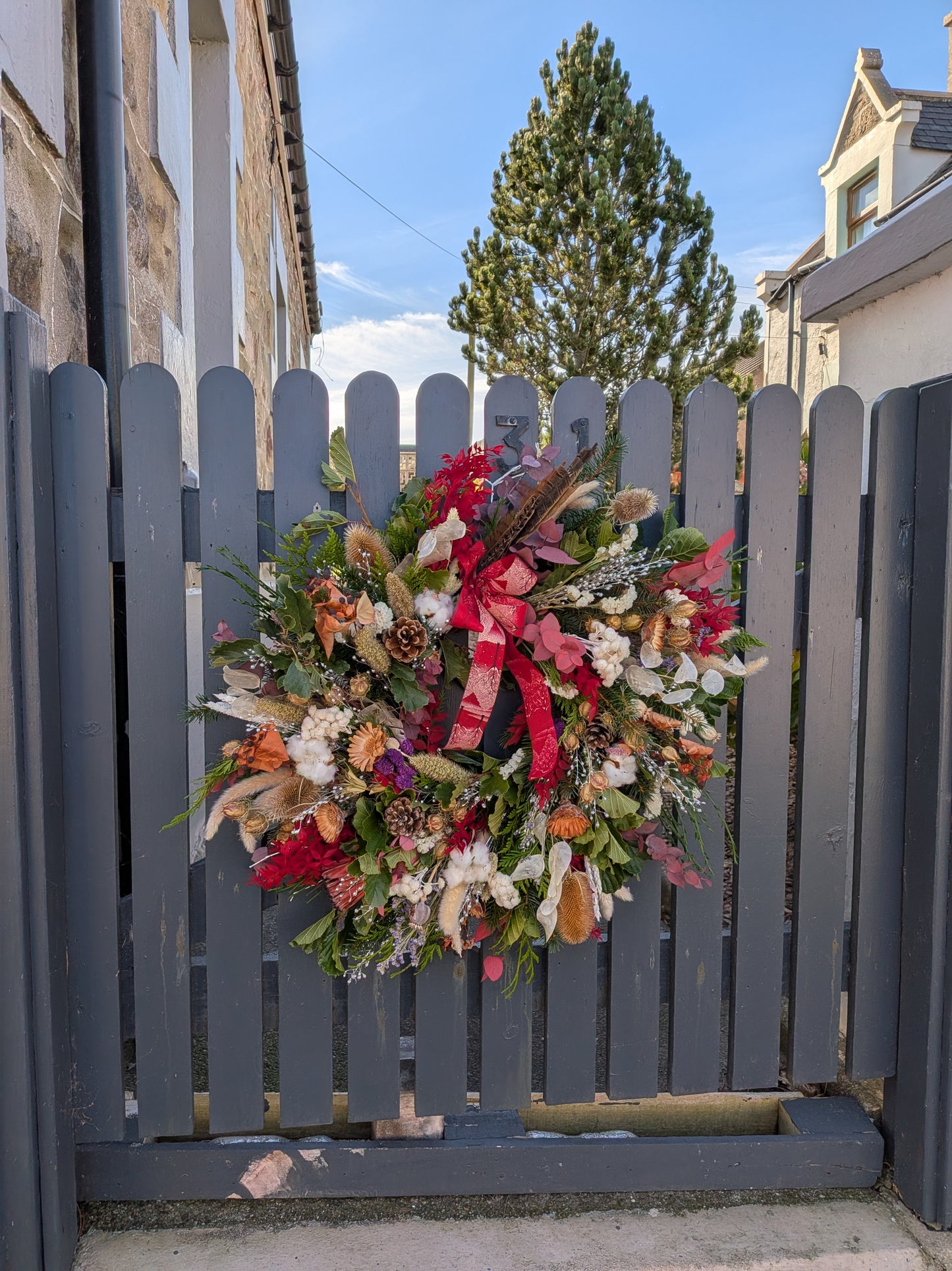 Christmas door wreath